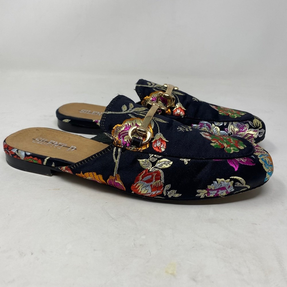 Free People Silent D Gooci X Floral Slip On Loafer Shoe Women’s SZ 38